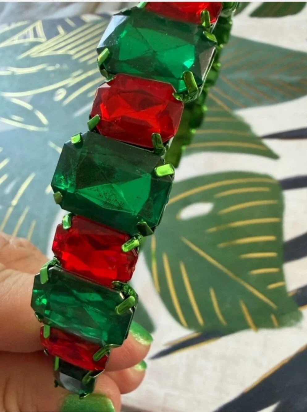 Claires-Gemstone Headband ♥️💚